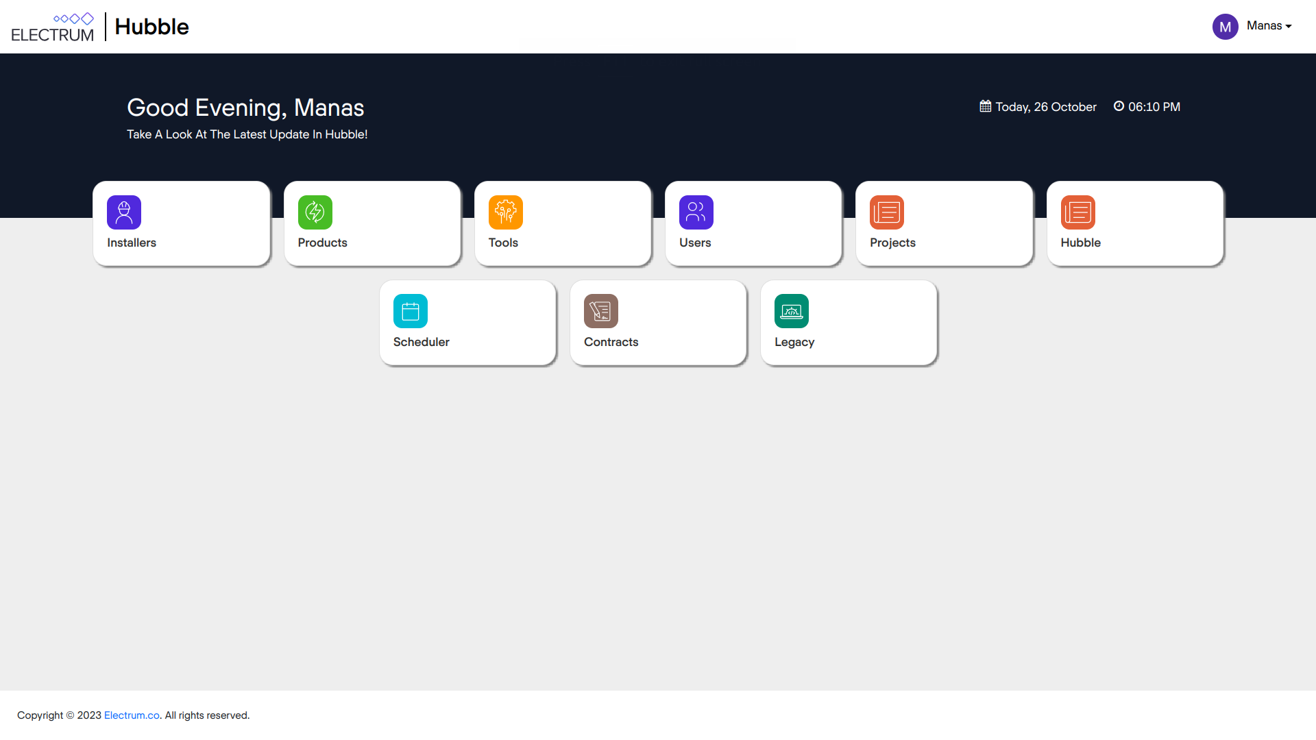 Hubble admin interface